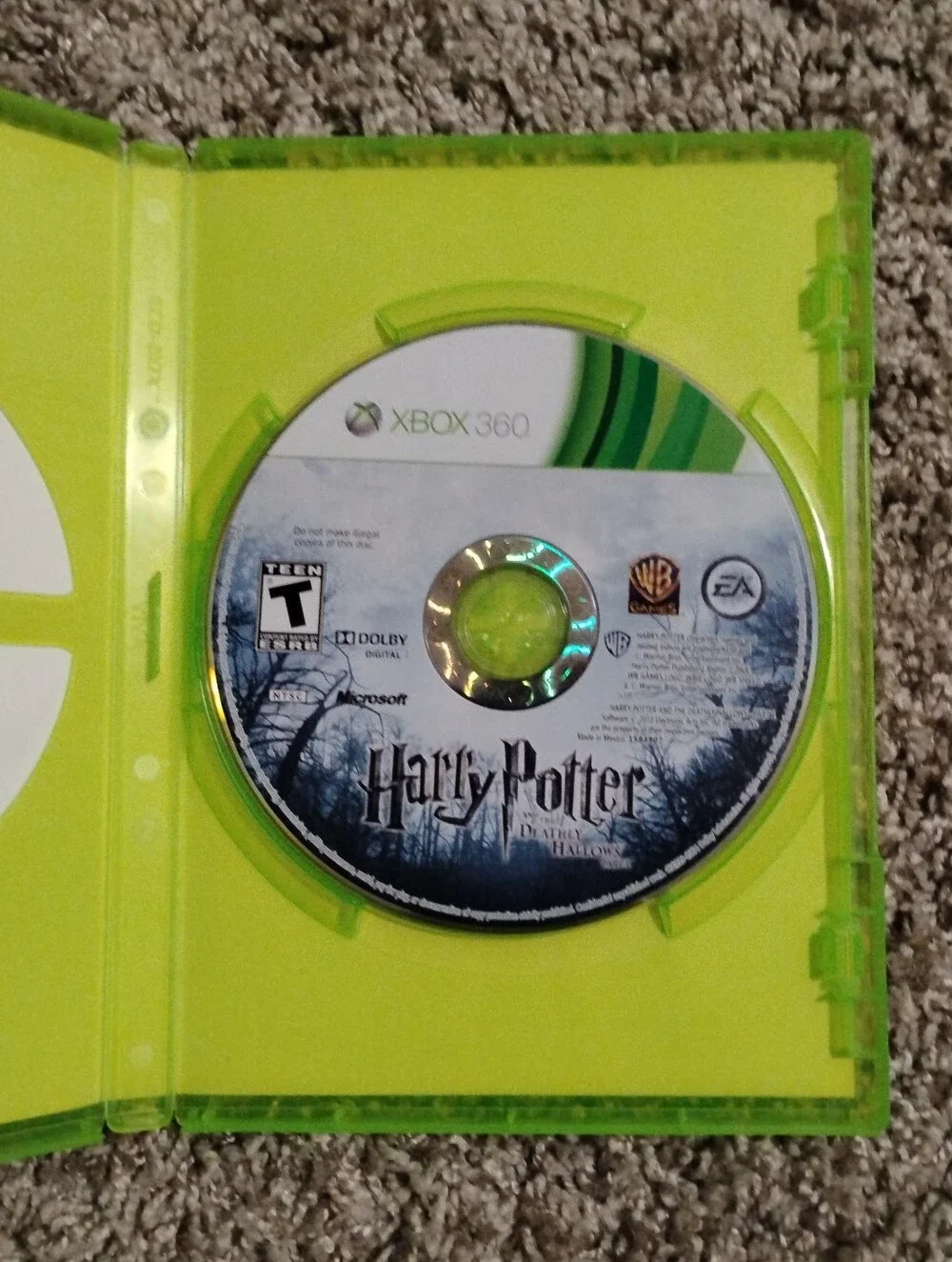 Harry Potter and the Deathly Hallows: Part 1 - Xbox 360 (Disc & Case)